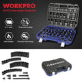 WORKPRO 1/2" Drive Impact Socket Set 4 Pcs Cr-V Steel by WORKPRO