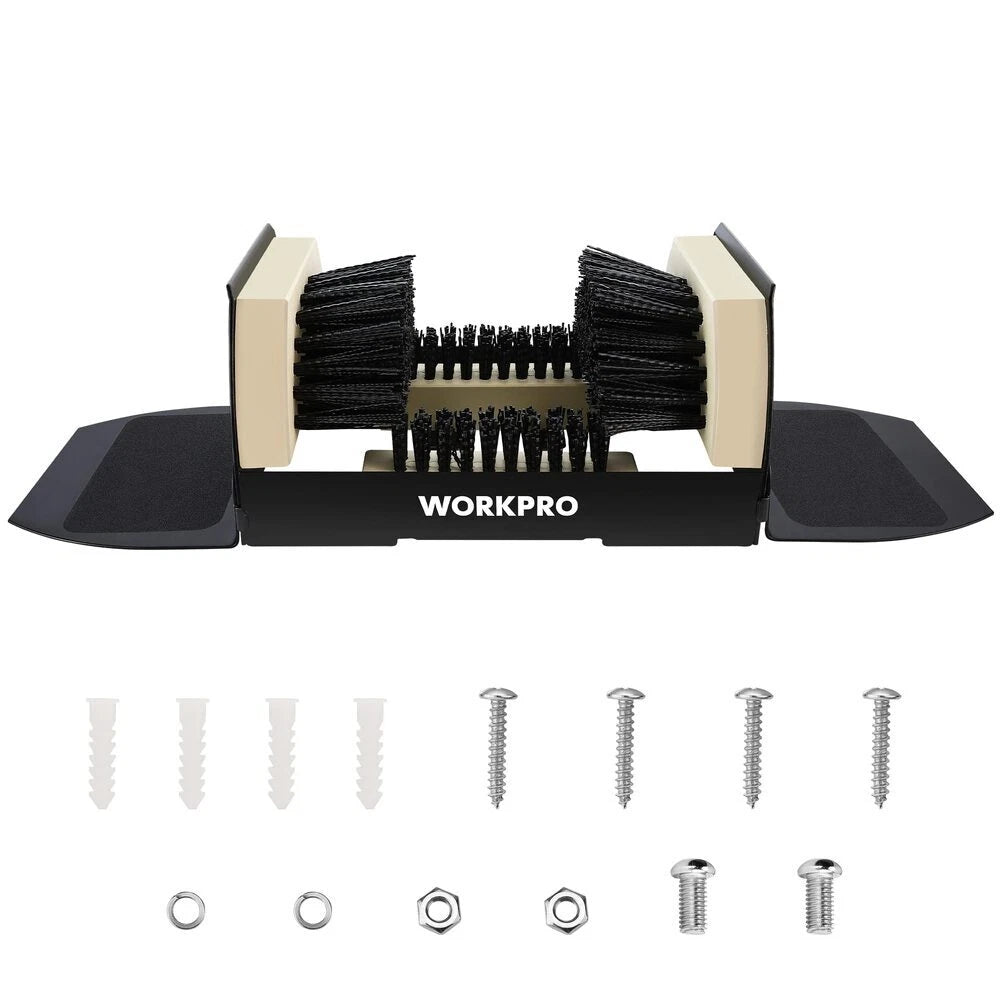 Workpro Extra Wide Boot Scrubber Heavy Duty Boot Scraper Brush Shoe