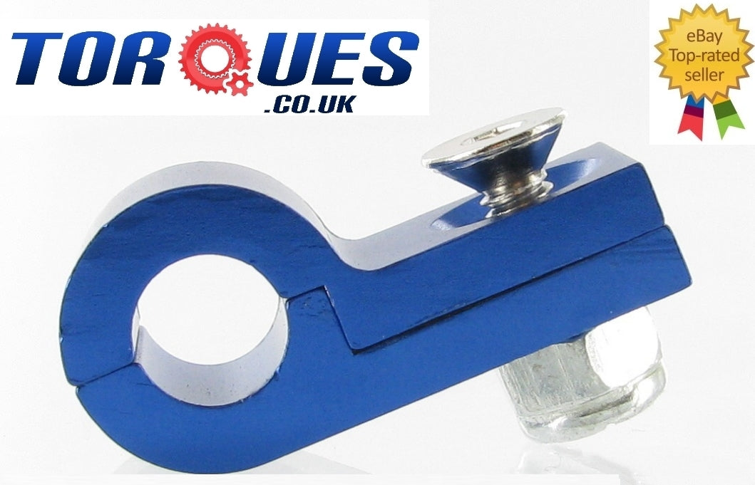 AN -4 (AN4) Blue 8mm O.D PTFE Brake Clutch Hose Clamp