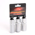 3pc 1/2" Dr Magnetic Spark Plug Socket Set Remove Installing Socket