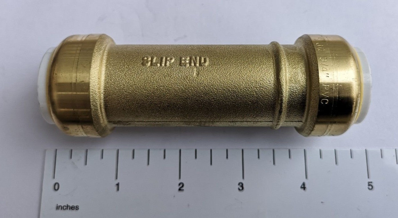 XFITTING 3/4" PVC Push Fit Slip Coupling UIP3016