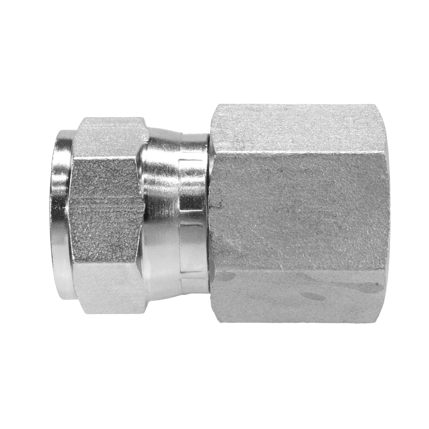 6506-10-08  HYDRAULIC FITTING  5/8" FEMALE JIC SWIVEL X 1/2" FEMALE PIPE - STEEL