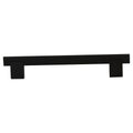6-5/16" Center Matte Black Kitchen Cabinet Drawer Handle Pull 7-9/16"