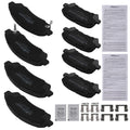 Front Rear L&R Brake Pads Kit for Honda Pilot 2009-2015 Acura MDX