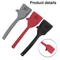 Set Of 3 Ergonomic Nylon Flip Spatula Tongs For Comfortable Cooking