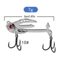 Reinforced Iron Plate Vib Lure Bait For Long Lasting Fishing