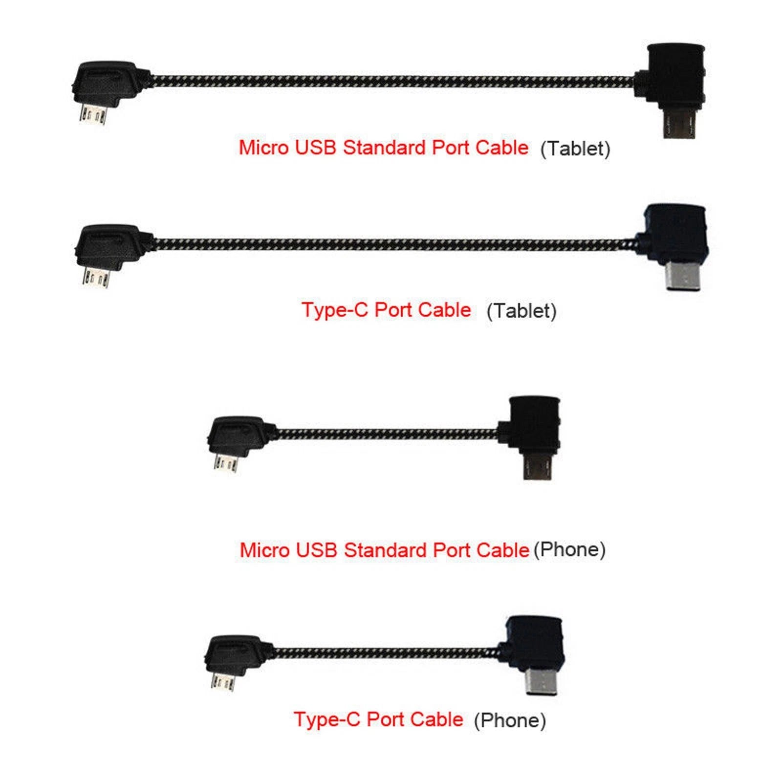 Type-c Micro Usb Date Cable Tablet Phone For Dji Mavic