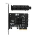 Pci-e To 6 Ports Sata 3.0 Controller Expansion Card Adapter 6gbps For