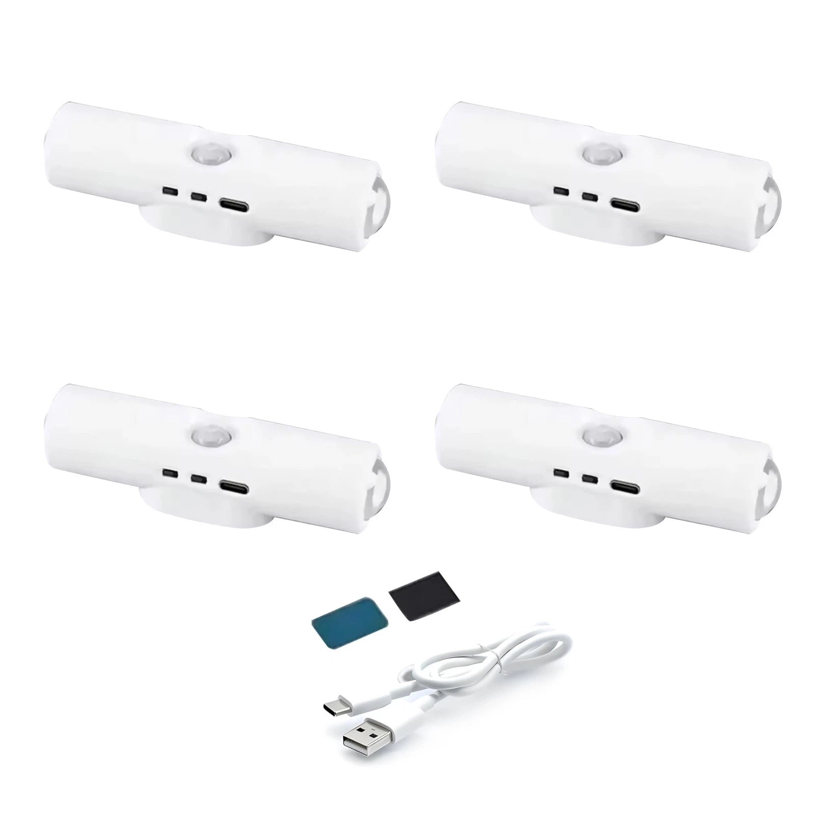 Wireless Rgb Night Light Motion Sensor Rechargeable Magnetic Wall Lamp