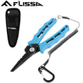 FLISSA 7-1/2" Fishing Pliers 420 Stainless Steel Hook Remover Split