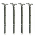 T316 Stainless Steel Push And Go Deck Toggle Turnbuckle For 1/4"