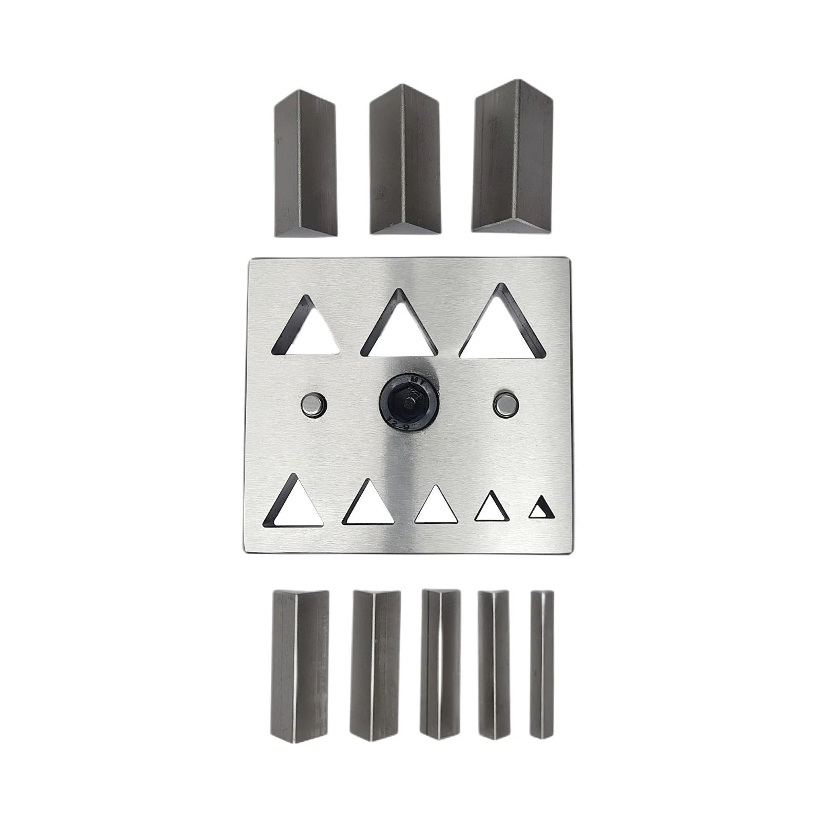 Triangle Shape Disc Cutter With Set Of 8 Punches Size 6mm-20mm -