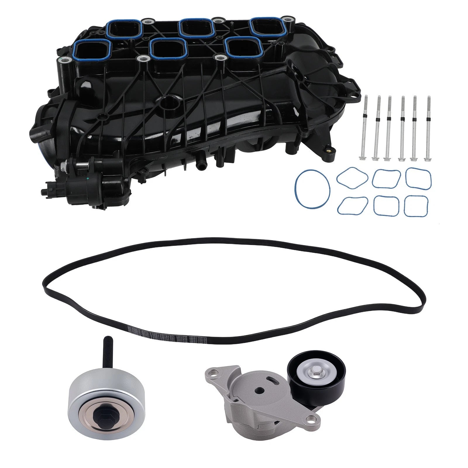 Intake Manifold 12671055 and Tensioner for GMC Acadia Chevrolet Traverse 3.6L