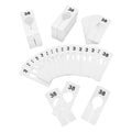 Hangers Retail Clothing 2" X 5" Rectangular Plastic Size 38 Dividers