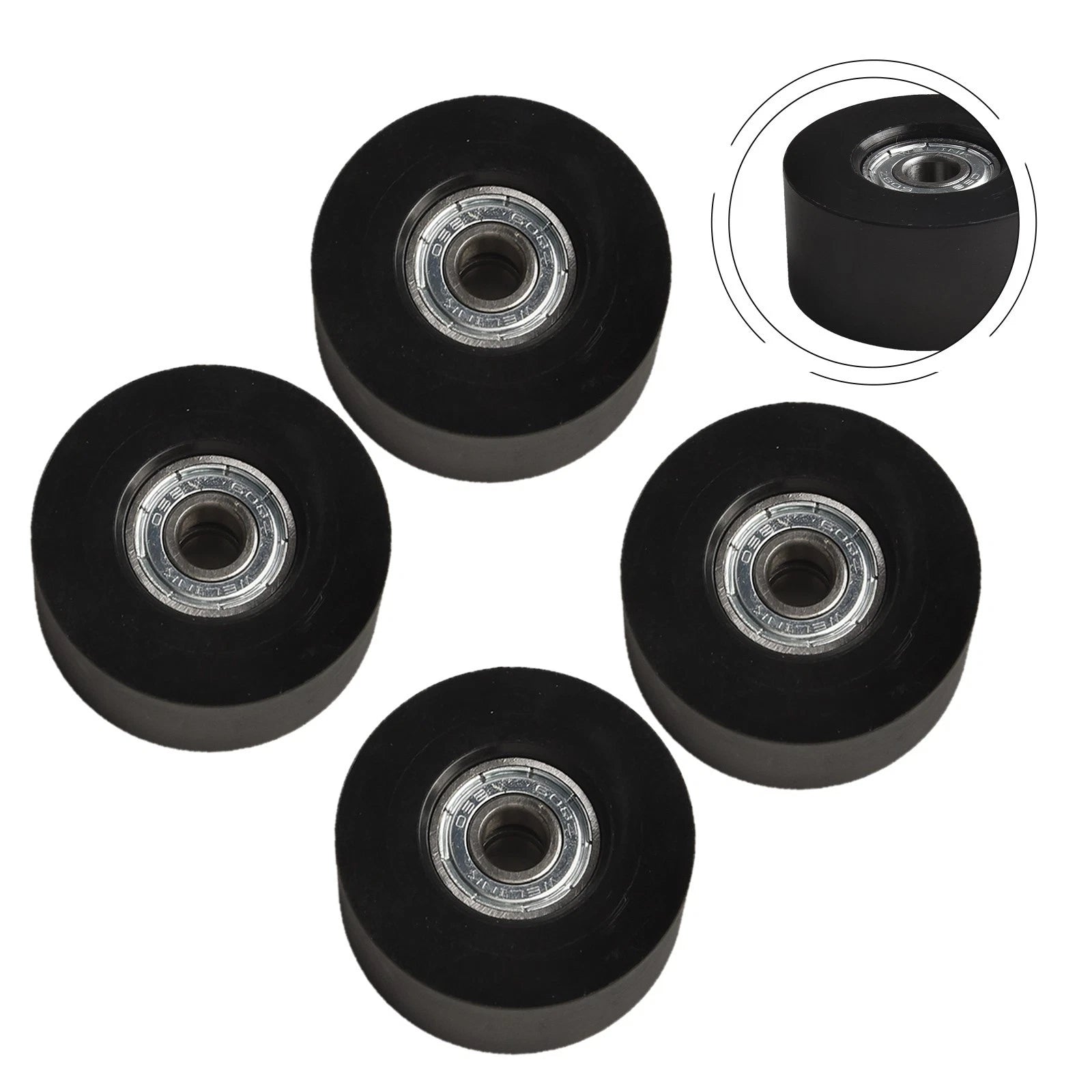 Rowing Machine Seat Wheel Replacement Set Of Four High Strength Design