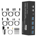 2 In 2 Out Dual Monitor Hdmi Kvm Switch 4k 120hz 8k | Built Supply Co