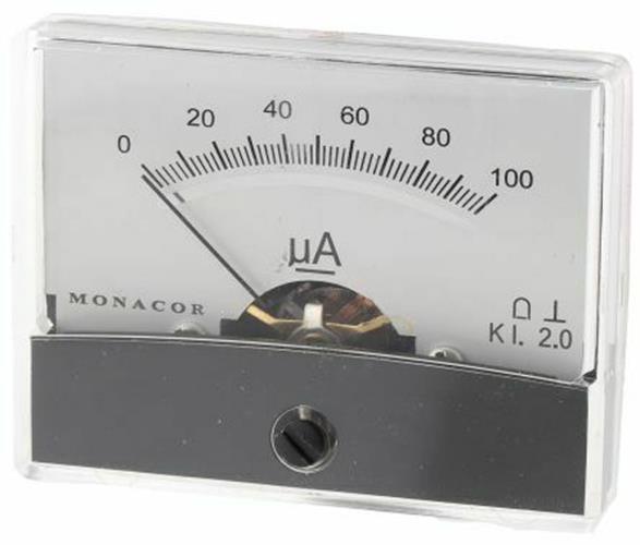 Monacor PM-2 Analogue Panel Ammeter