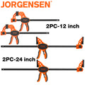 WORKPRO 2 Piece Groove Joint Pliers Set