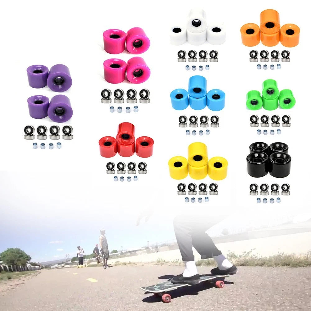 High Quality Skateboard Wheel /Set Longboard Wheels Pu+steel 60x45mm