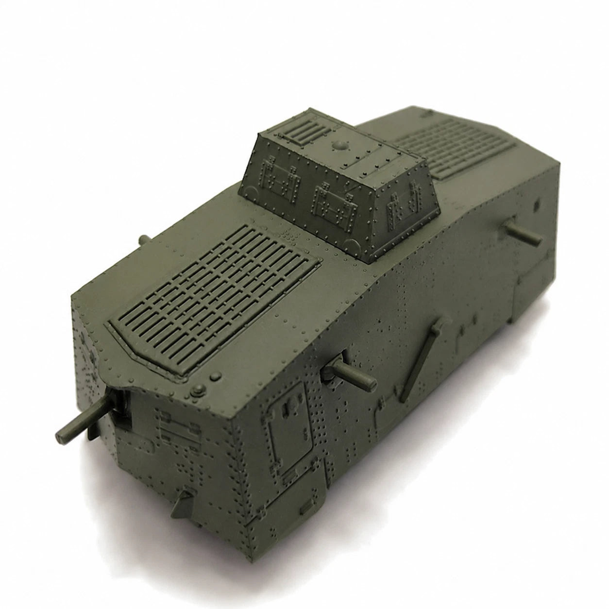 1:100 1917- German Wwi A7v Tank Military Vehicles Alloy Tank Model