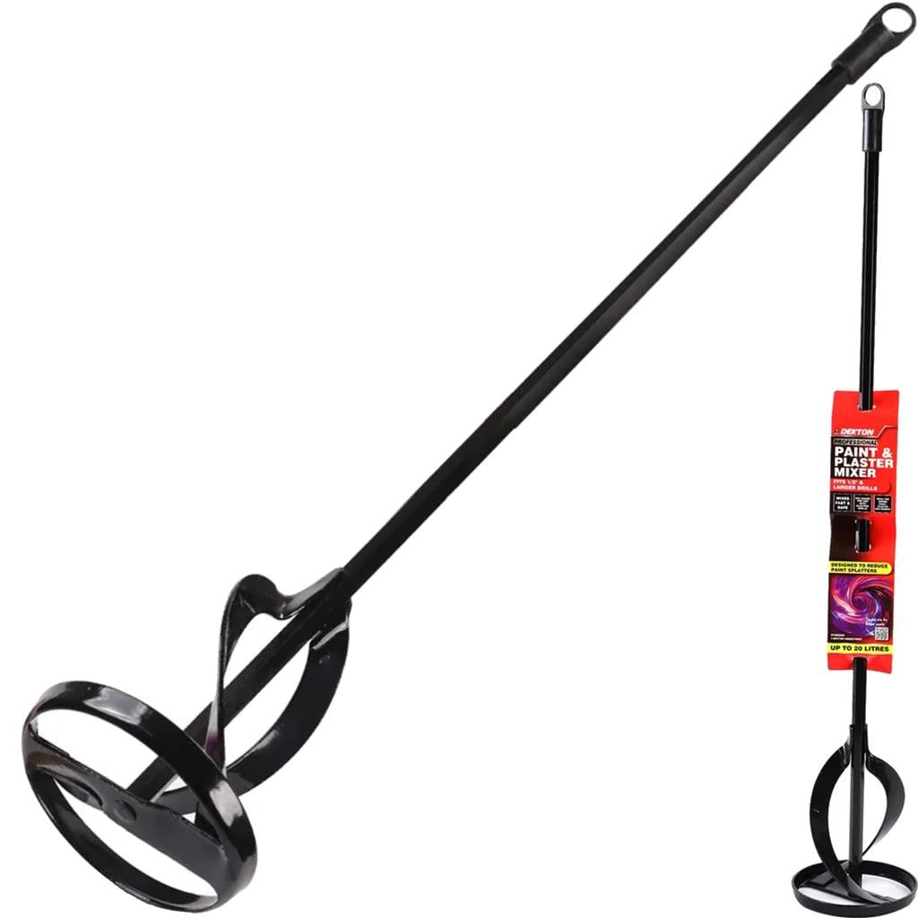 Dekton 5 Gallon Spiral Paint Mixer Whisk Mixing Paddle Hex Shaft Power Tool by Dekton