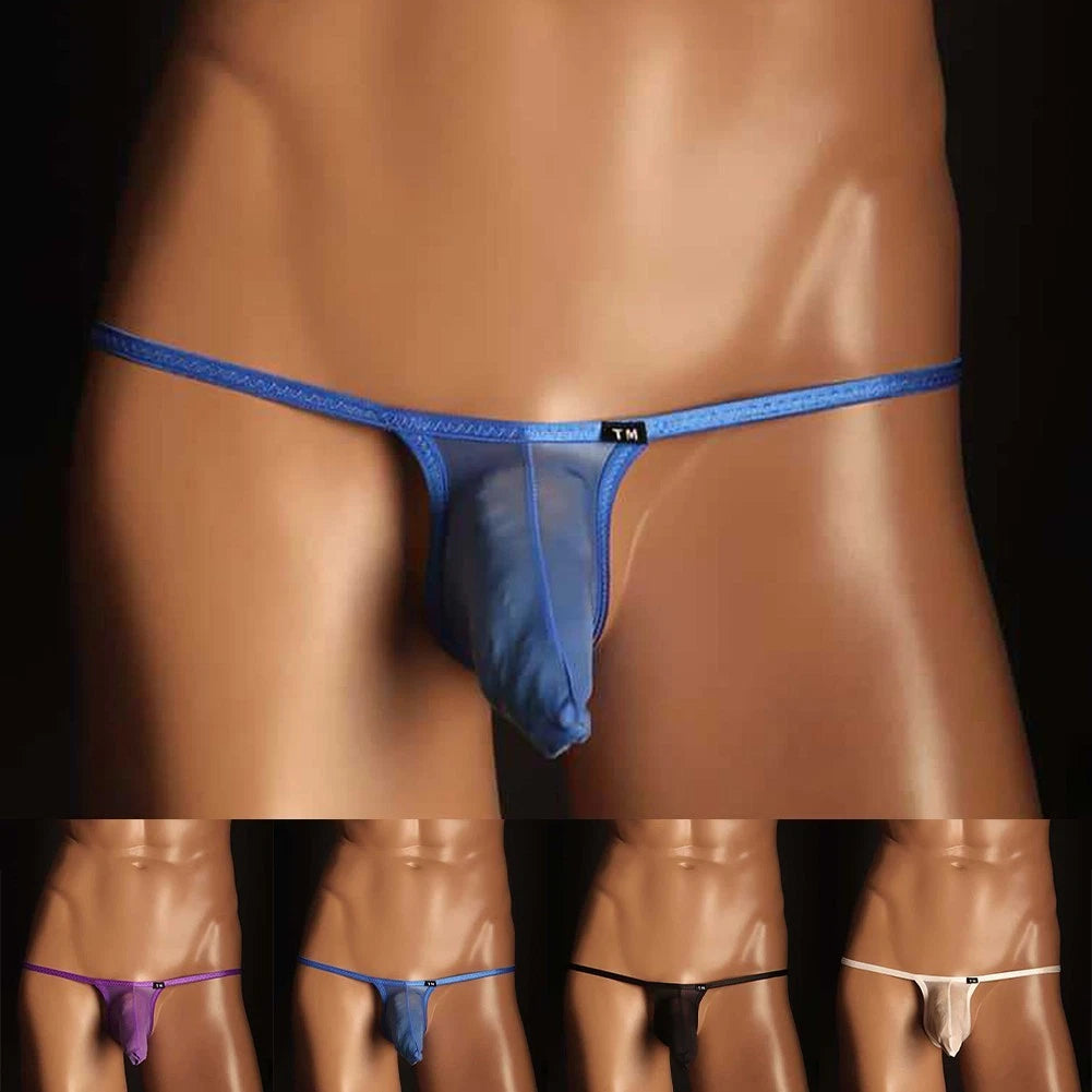 Low Rise Thongs Big Pouch Briefs 5% Spandex 95% Polyester Erotic Theme