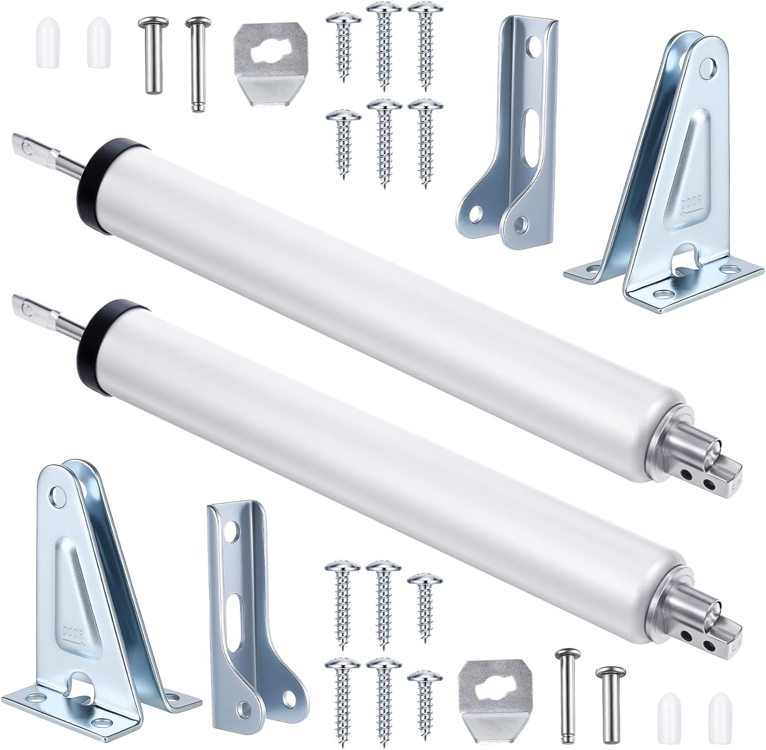 2 Sets Storm Door Closer, Heavy Duty Pneumatic Screen Door Closer with