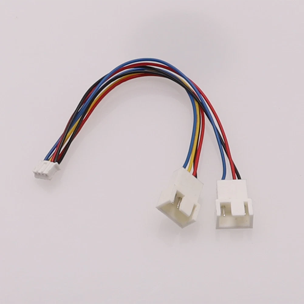 Graphics Card Fan Cable 4pin To For 2 Way Cpu Accessory Connector
