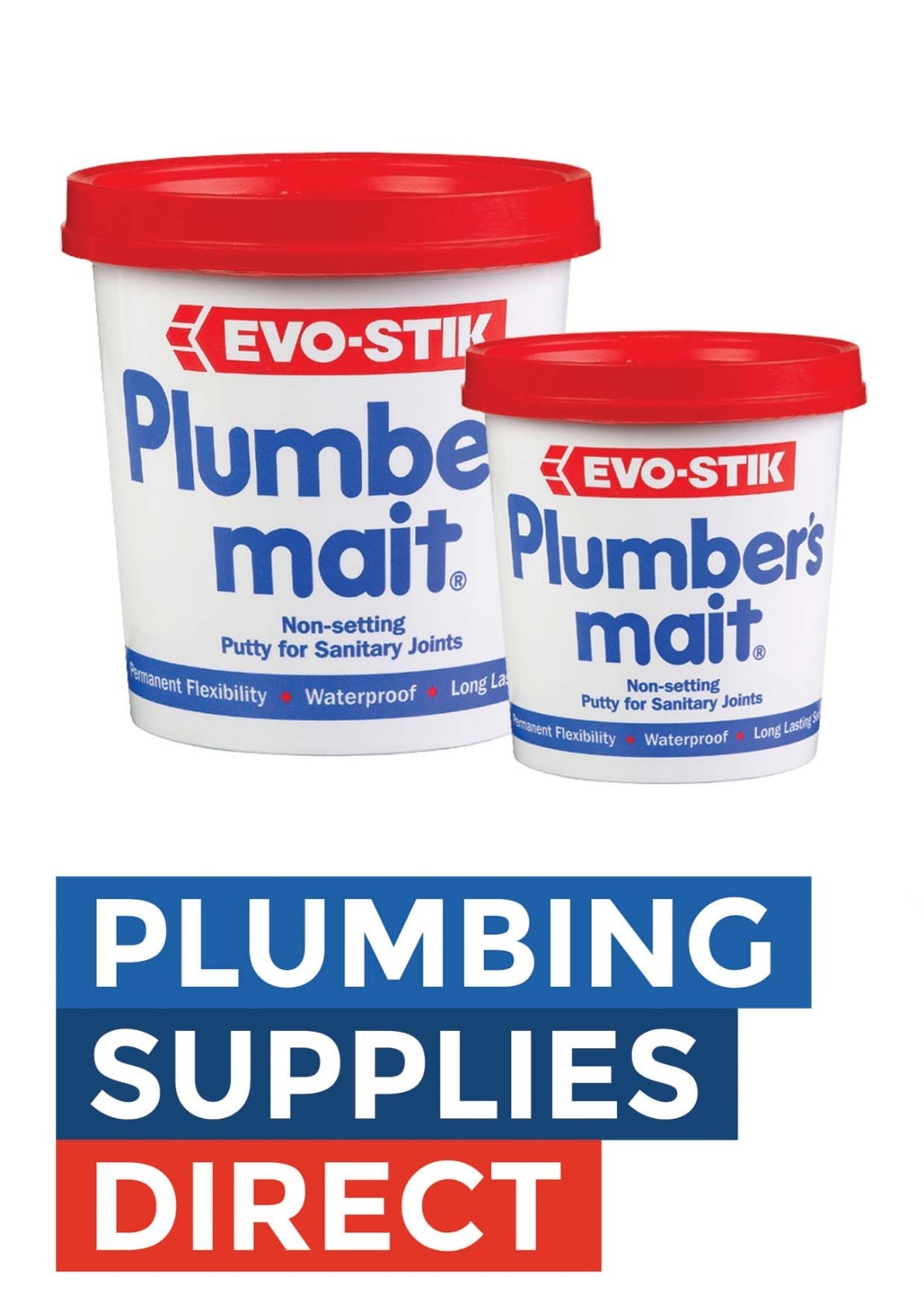 Evo-Stik Plumbers Mait Non-Setting Putty - 750g / 1.5kg