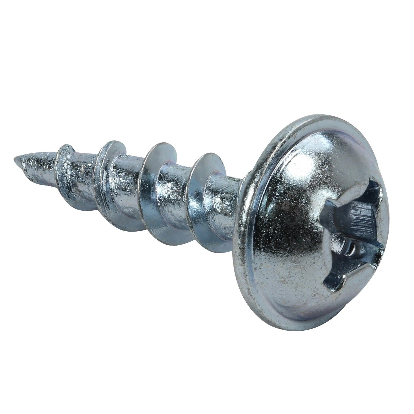 100 Pack #8 X 5/8" Screws Phillips Square Drive Washer Head Wood