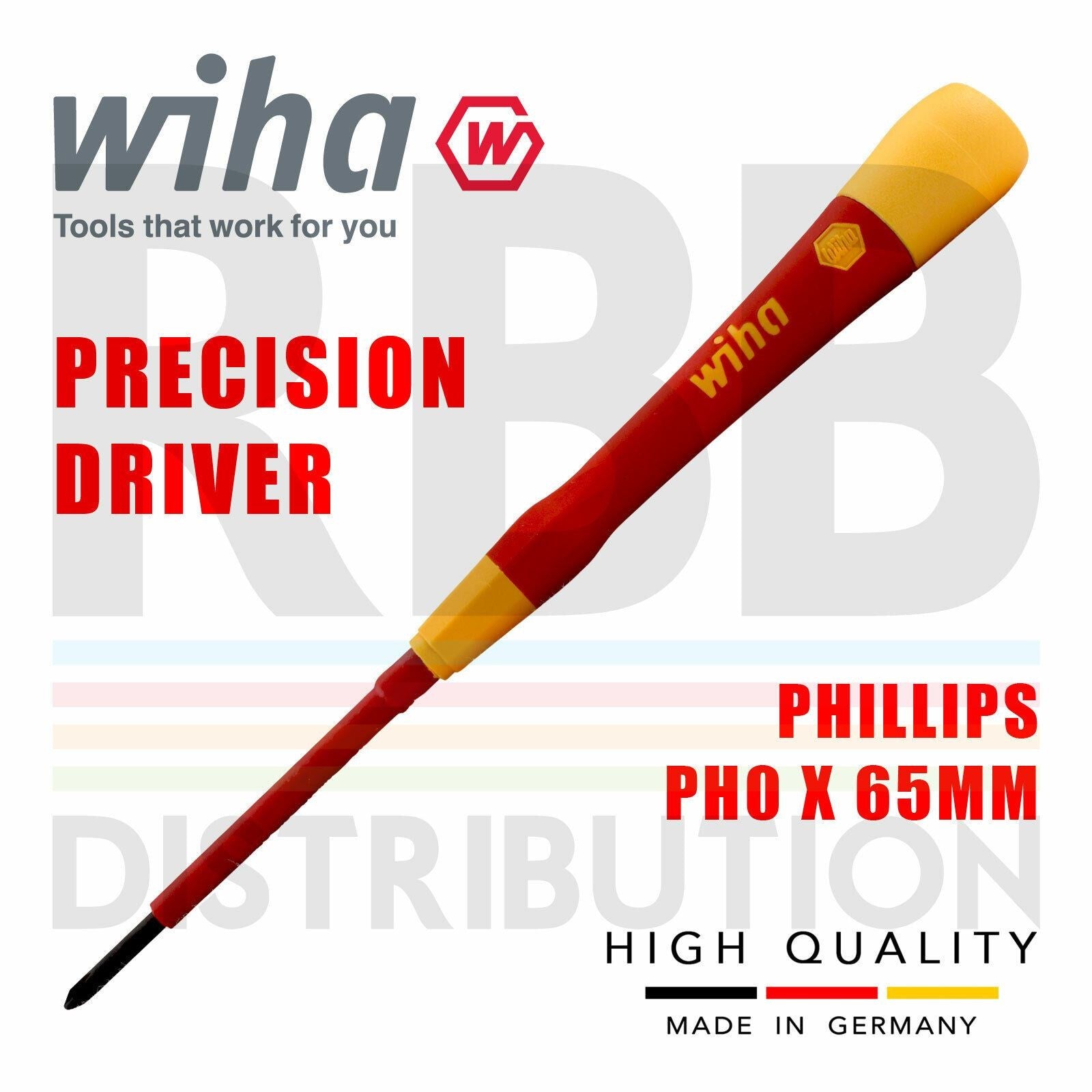 Wiha 42378 Phillips PicoFinish VDE PH0 Rotary Hood ScrewdriverOpens in a new win