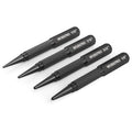 WORKPRO 4PC Nail Punch Center Punch Set 1/32-3/32" Nail Setter 1/32 Center Punch