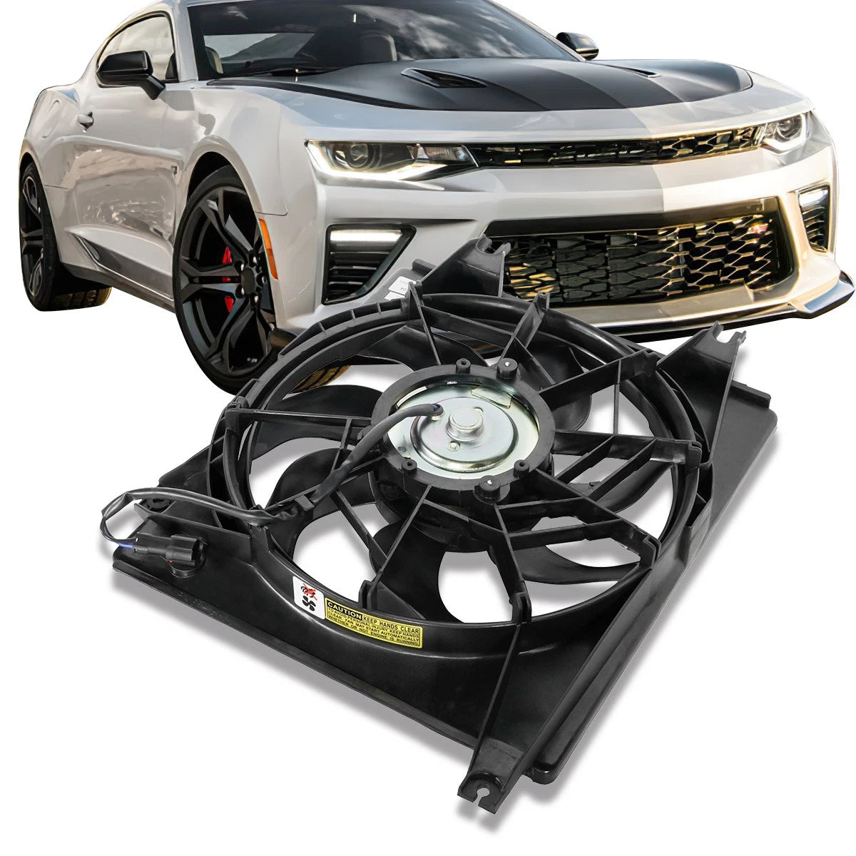 Fit 96-00 Elantra Tiburon Oe Style Ac Condenser Cooling Fan Shroud
