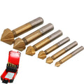 Neilsen 6pc Titanium Coated HSS Drill Bit Set