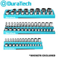 WORKPRO 3PC Magnetic Socket Organizer Set 1/4'' 3/8'' 1/2'' Socket