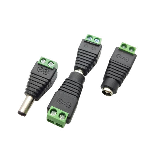 Dc5525 to Screw Terminal Connector Dc Power Jack 5.5mm X 2.5mm