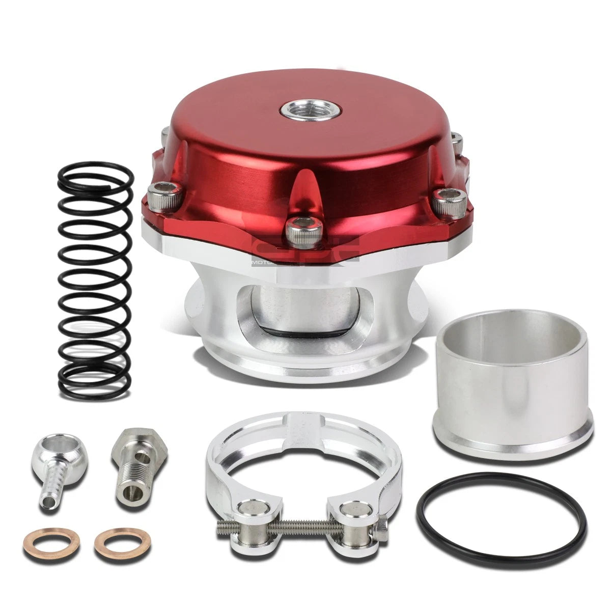 Universal Aluminum Turbo T2 Blow Off Valve Bov Trumpet 50mm V-band