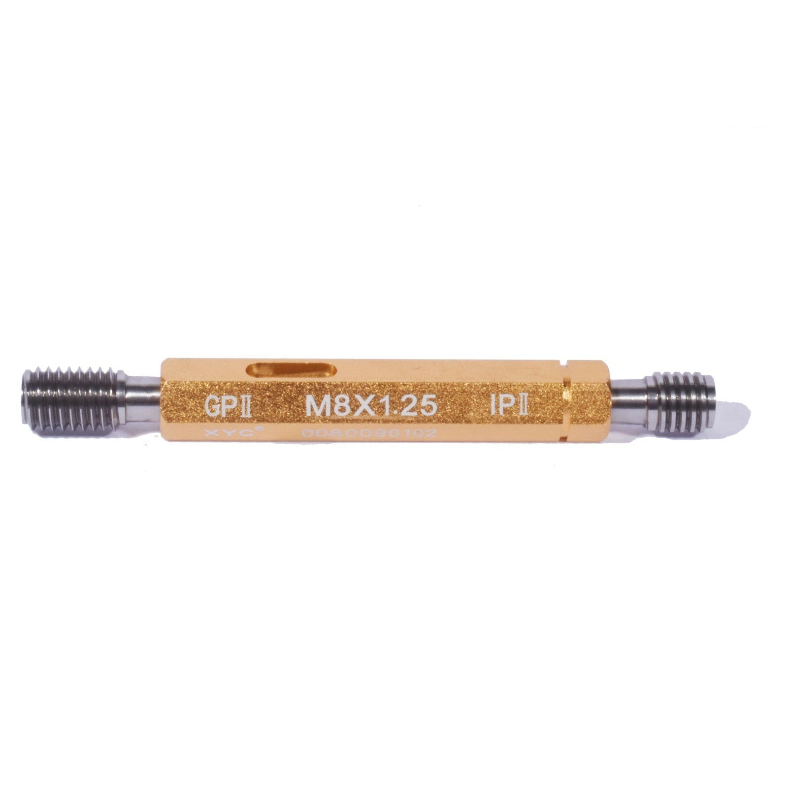 M8 X 1.25 h6 Thread Plug Gage Go NoGo Double End USA SELL