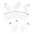 Hangers Retail Clothing 2" X 5" Rectangular Plastic Size 12 Dividers