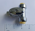 XFITTING 1/2" Push Fit X 1/2" Tee Valve