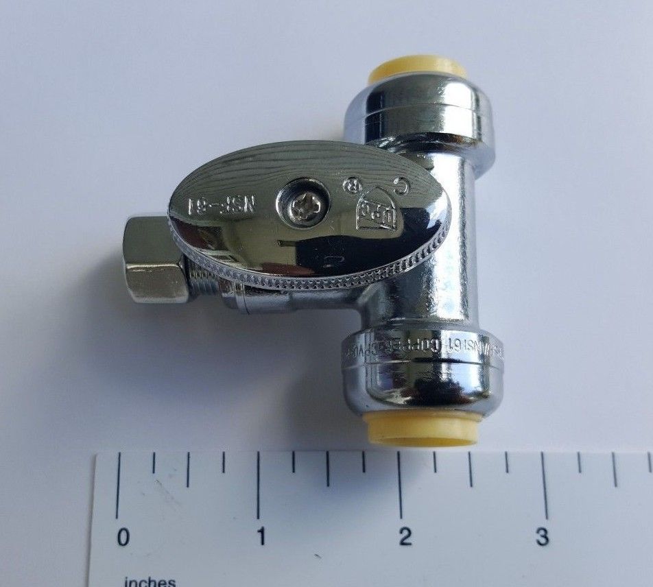 XFITTING 1/2" Push Fit X 1/2" Tee Valve