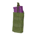 Single Modular Molle Open Top Pull Cord 5.56 Mag Pouch Od Green