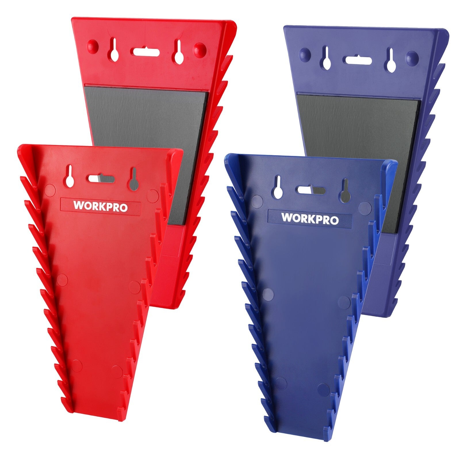 4-Pack Magnetic Wrench Organizer Set