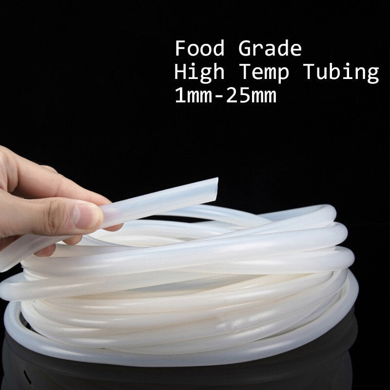 High Temp Food Grade Silicone Tubing - 1 Meter