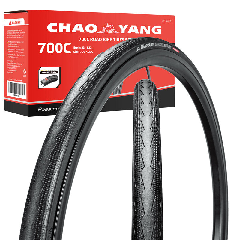 Chao Yang 700x23c Bicycle Tire Set 2-Piece by Chao Yang