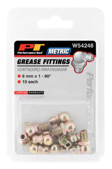 Performance Tool 90 Grease Fitting Pack by Performance Tool