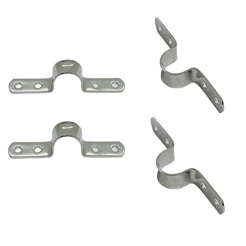 7/16" Stainless Steel T316 Pad Eye Tie Down Kayak Deck Loop 4 Hole