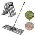 Workpro Heavy Duty Lawn Leveling Rake 6ft Adjustable Handle 30"x10"