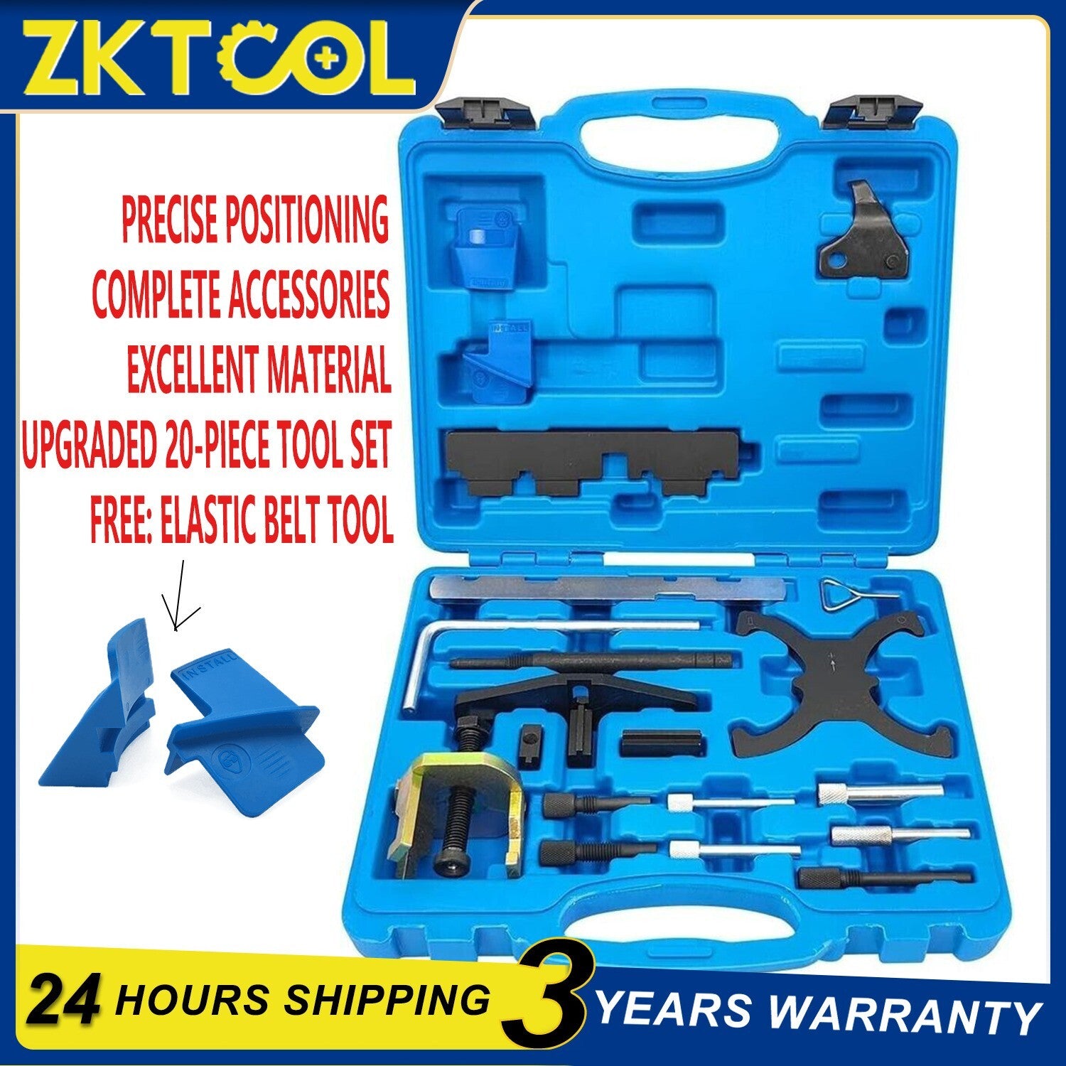 20pc Engine Timing Tool Kit for Ford Mazda 1.4–2.0 by Unbranded