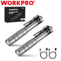 Workpro Rechargeable Pen Lights Mini Flashlight Handheld Pocket